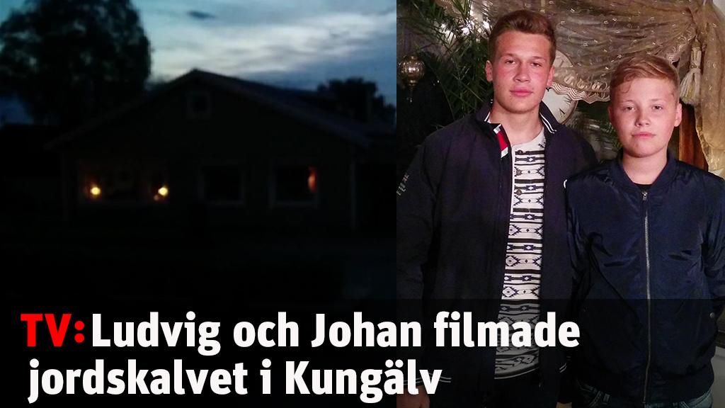 14-åriga Ludvig filmade jordskalvet