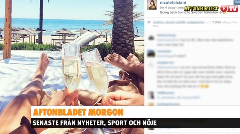 Nu flörtar Eric Saade och Nicole Falciani öppet