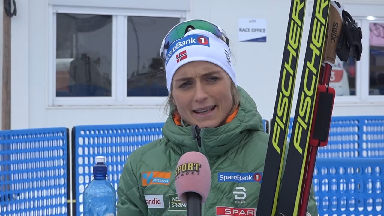 Therese Johaug: "Var lite osäker på om jag hade sexton eller sex sekunder"