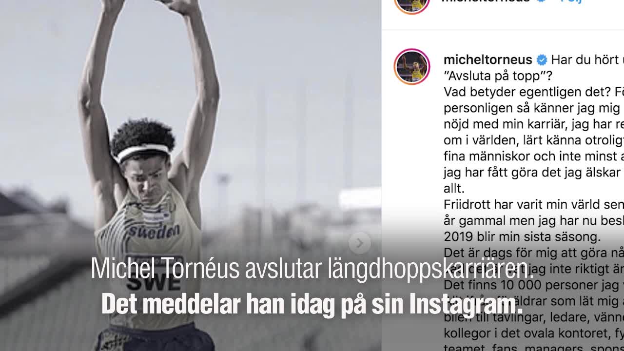 Tornéus meddelar: Avslutar karriären