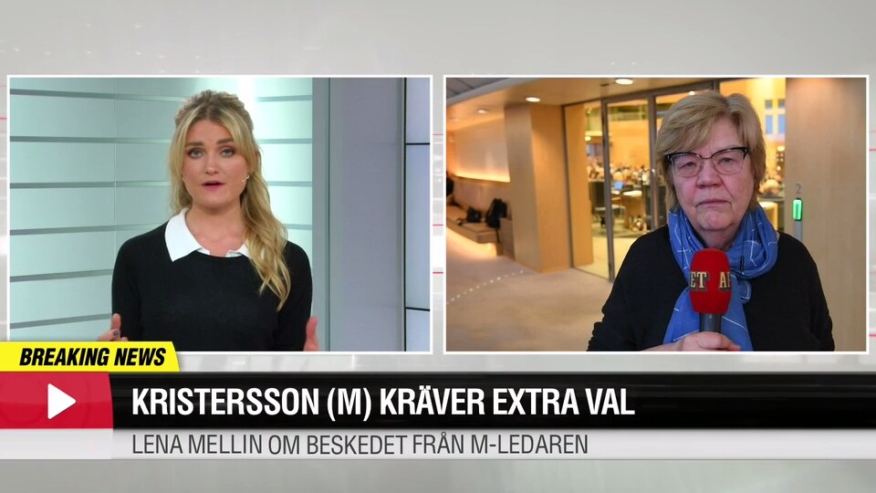 Kristersson (M) kräver extra val