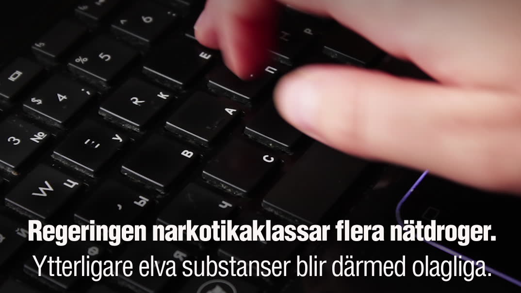 Nu förbjuder regeringen flera nätdroger