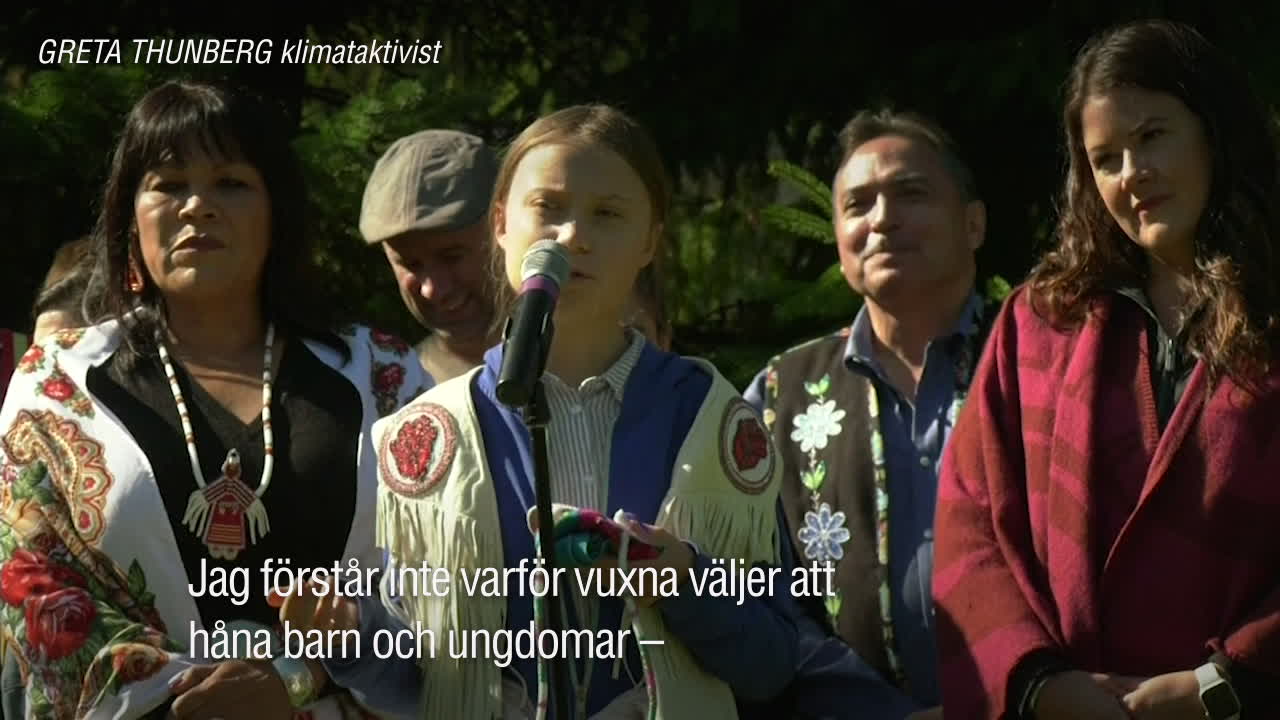 Greta: ”Förstår inte varför de hånar barn”