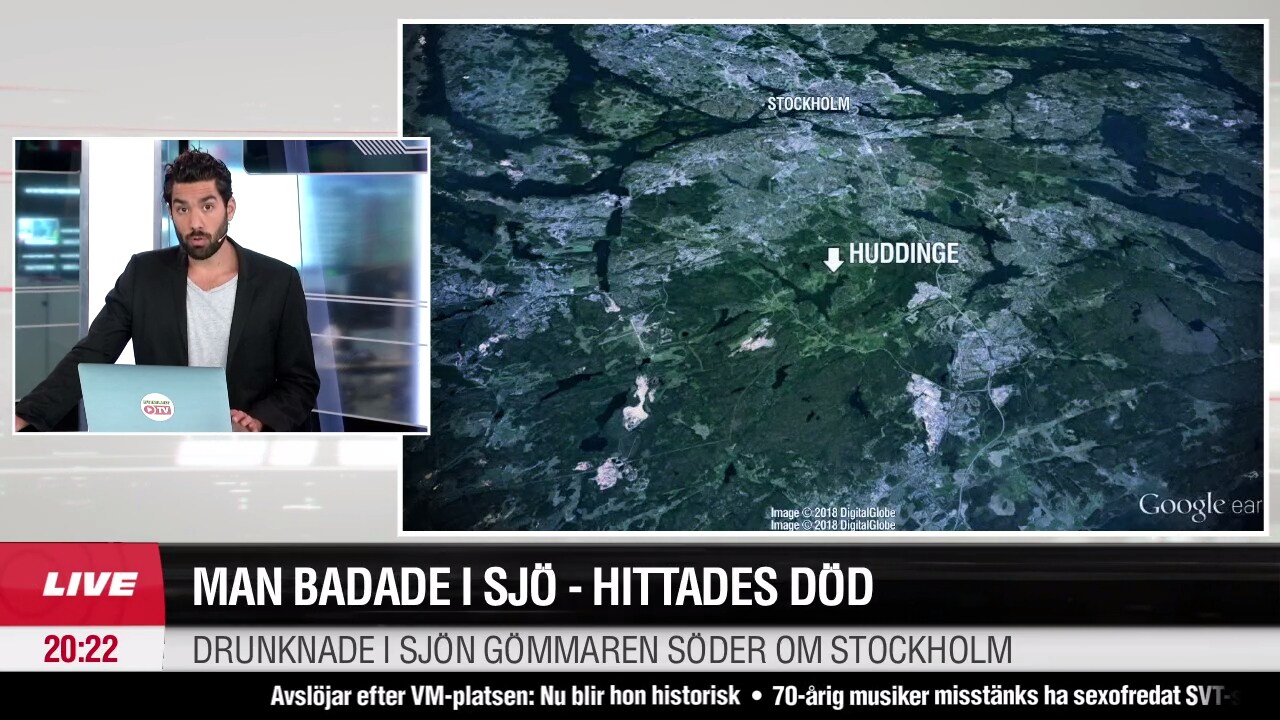 Man badade i sjö – hittades död