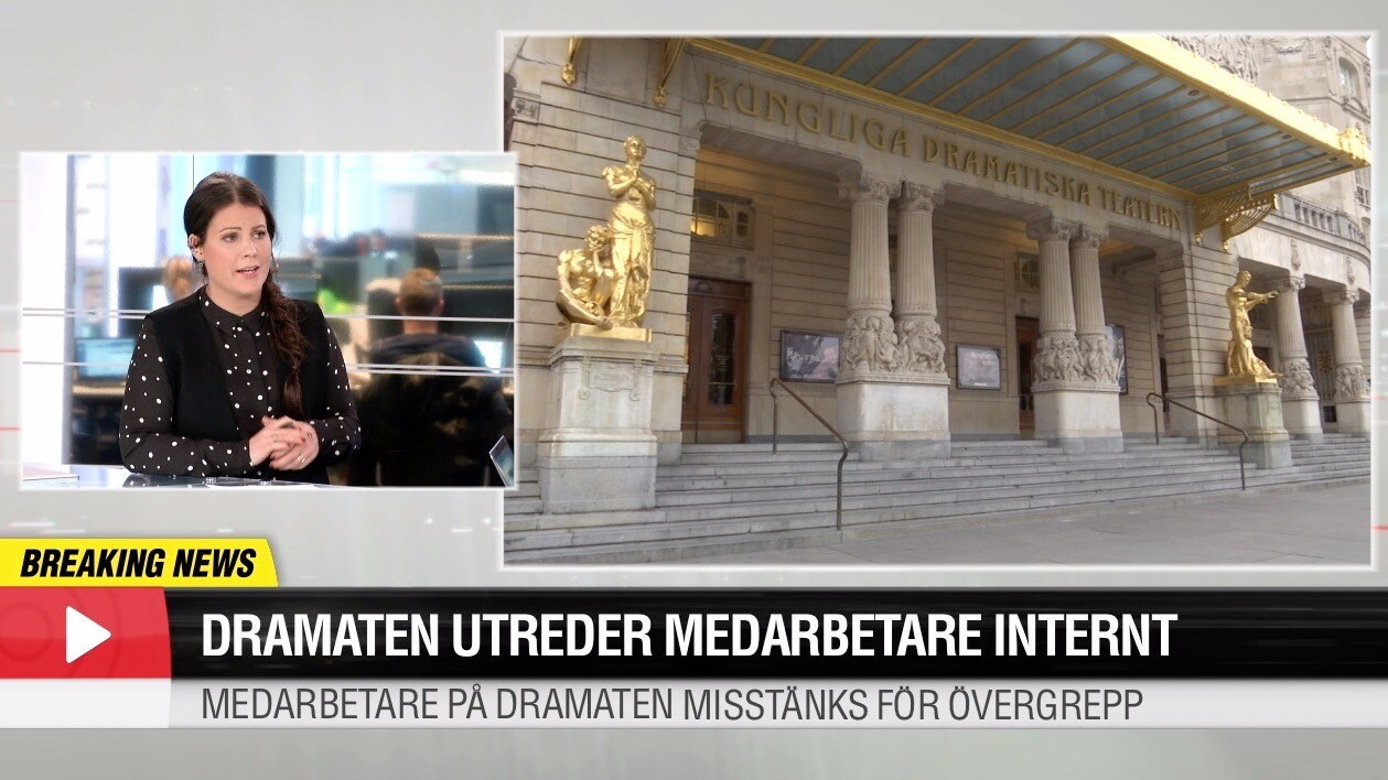 Dramatenmedarbetare utreds internt – misstänks för sexuella övergrepp