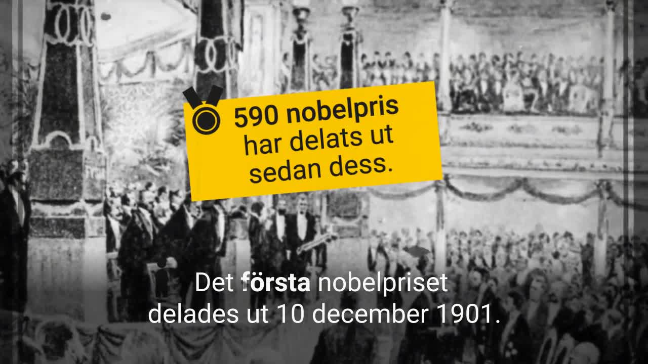 10 spännande fakta om Nobelpriset