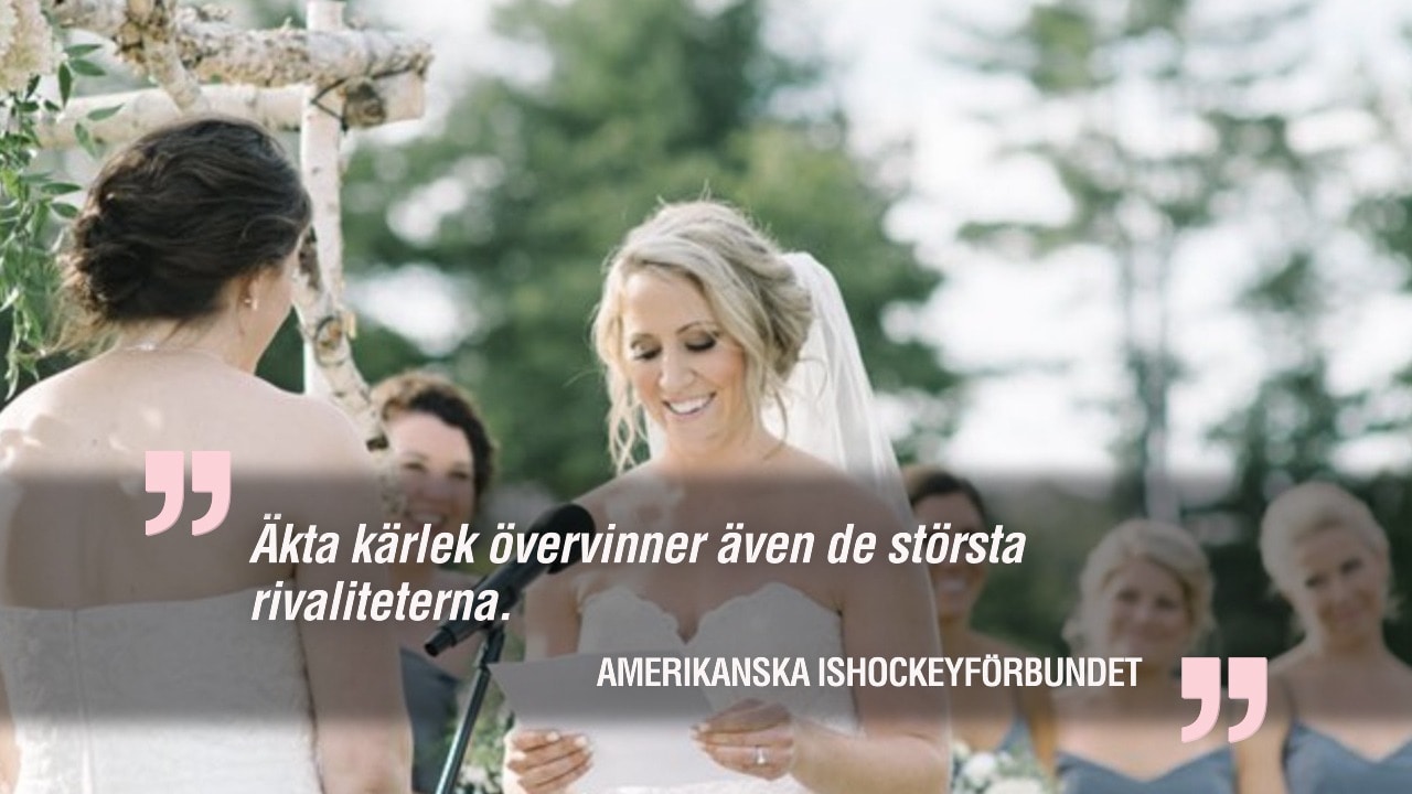 Var bittra rivaler – nu har de gift sig