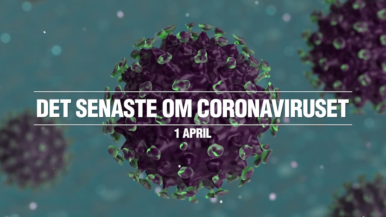 Det senaste om coronaviruset 1 april