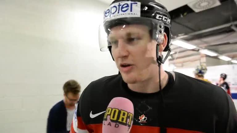 Nathan Mackinnon efter segern mot Sverige