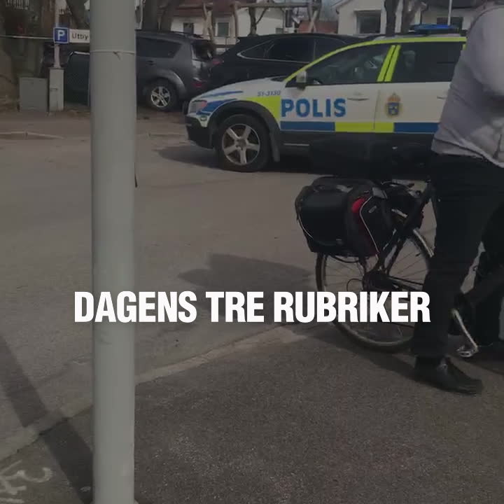 Dagens tre rubriker 7 april