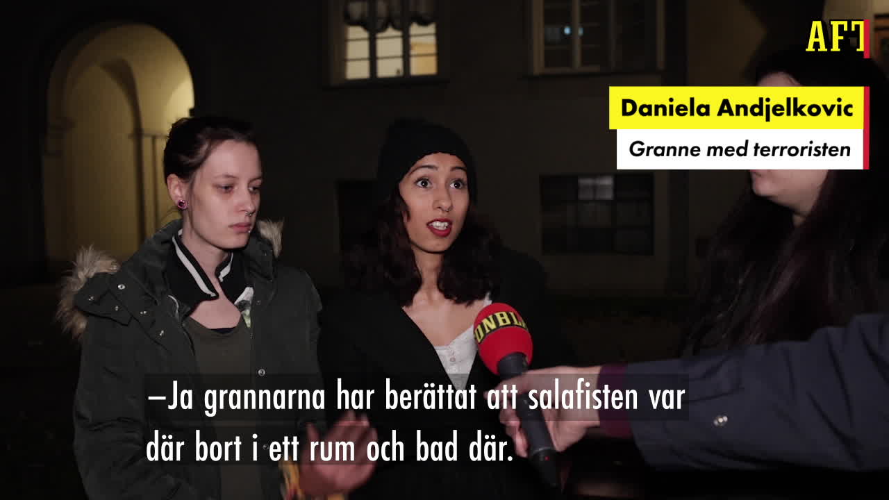 Daniela, 21 var granne med terroristen: "Svårt att prata om"