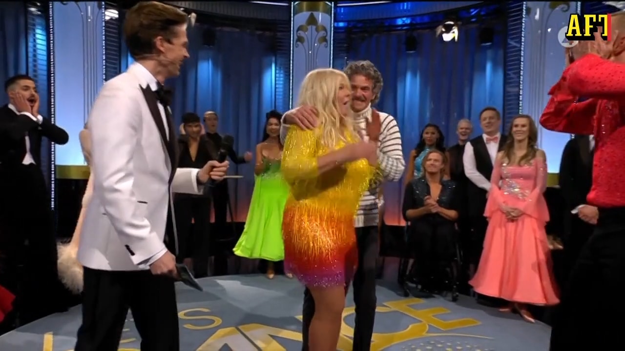 Mia Parnevik om överraskningen: Visste inte att han skulle komma