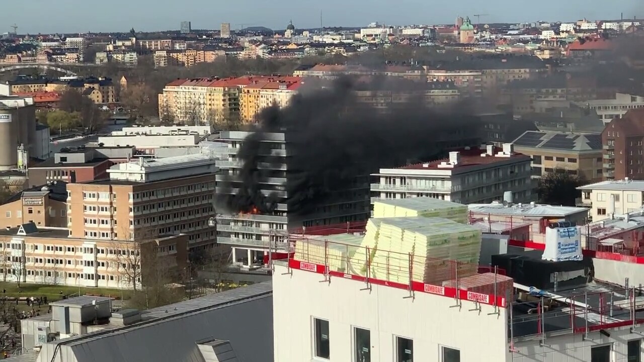 Lägenhetsbrand i Liljeholmen
