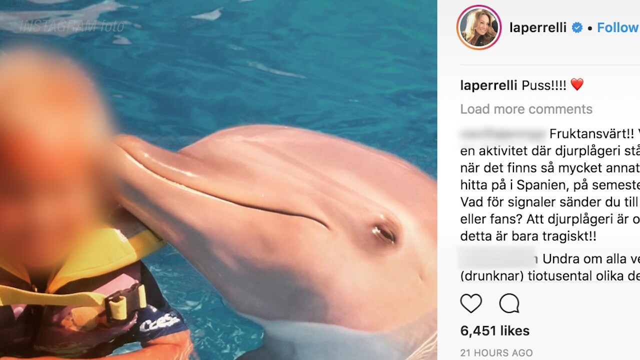 Här är Charlotte Perrellis bild som skapat kritikstorm