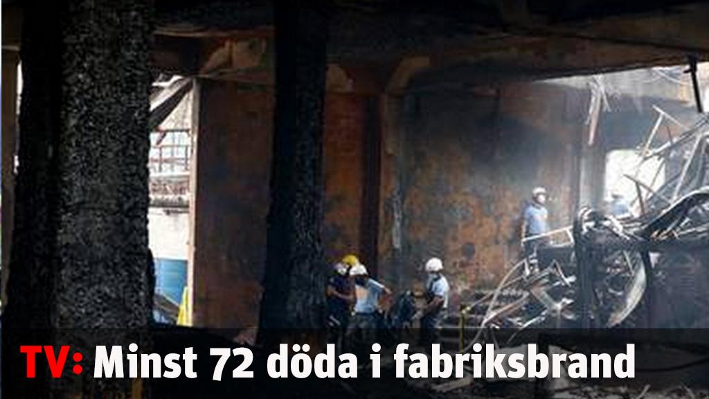 Flera döda i fabriksbrand