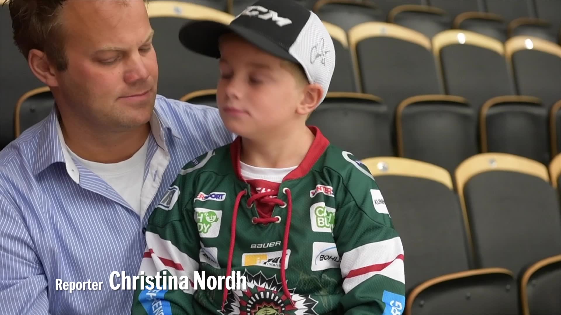 Hugo fick träffa sin hockeyidoler