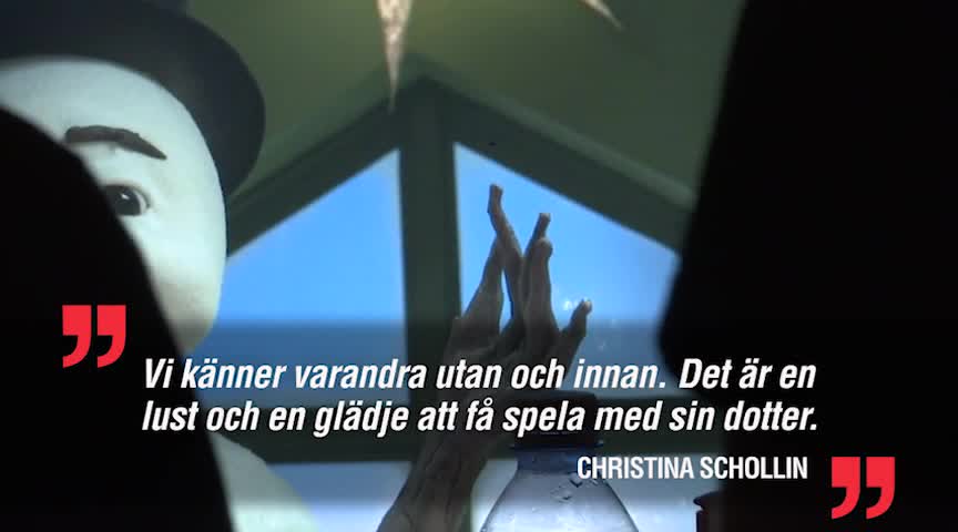 Christina Schollin: ”Vi är båda professionella”