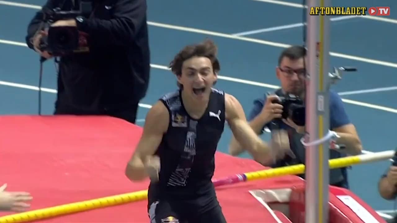 Se alla Duplantis försök i tävlingen där han slog världsrekord