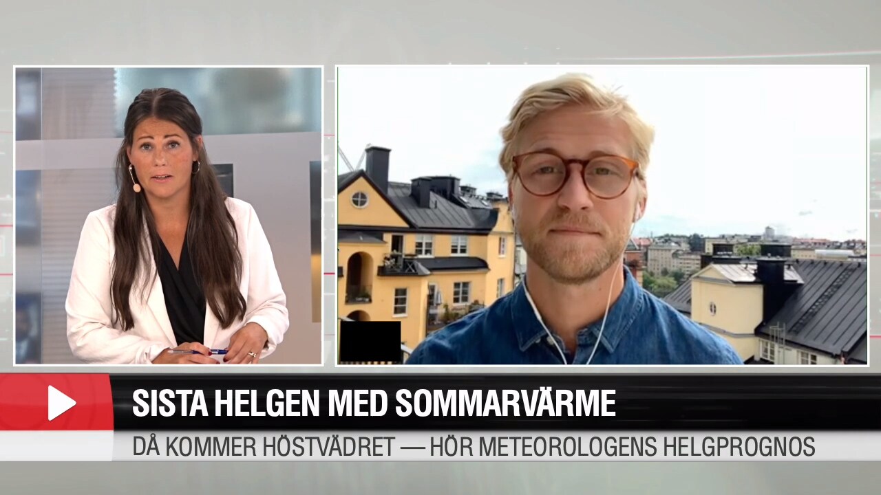 Då kommer höstvädret - hör meterologen om helgens prognos