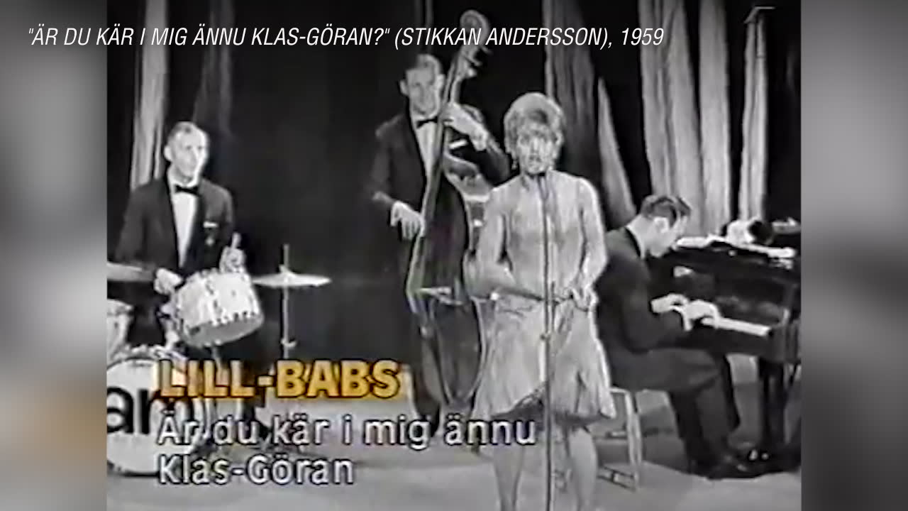 Här är Lill-Babs mest spelade låtar på Spotify