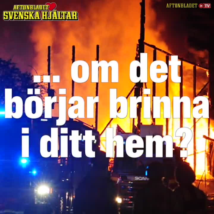 Då får du ALDRIG släcka med vatten