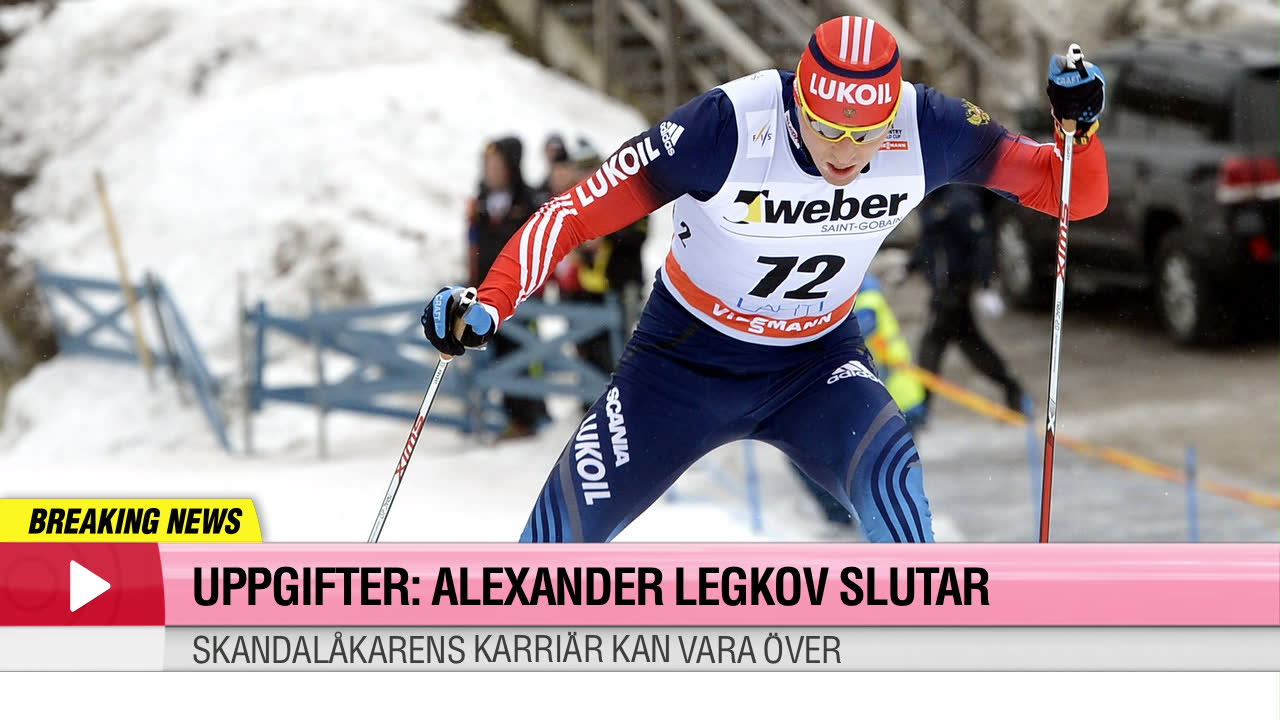 Uppgifter: Alexander Legkov slutar