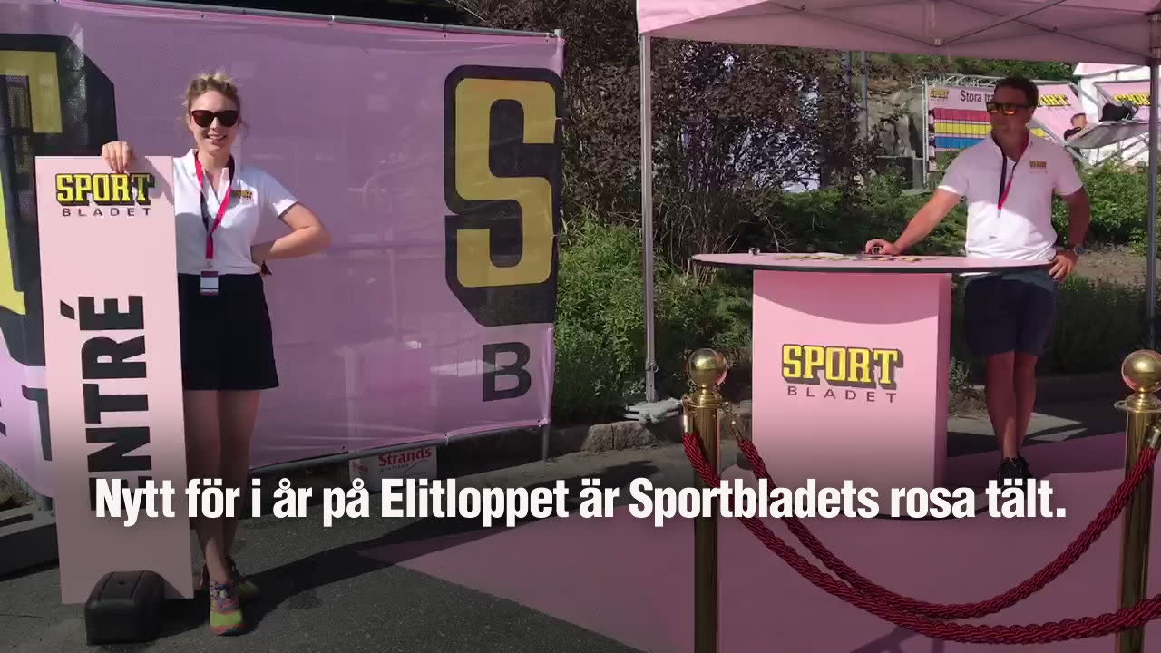 Välkomna till Sportbladets rosa tält på Elitloppet