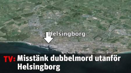 Misstänk dubbelmord utanför Helsingborg