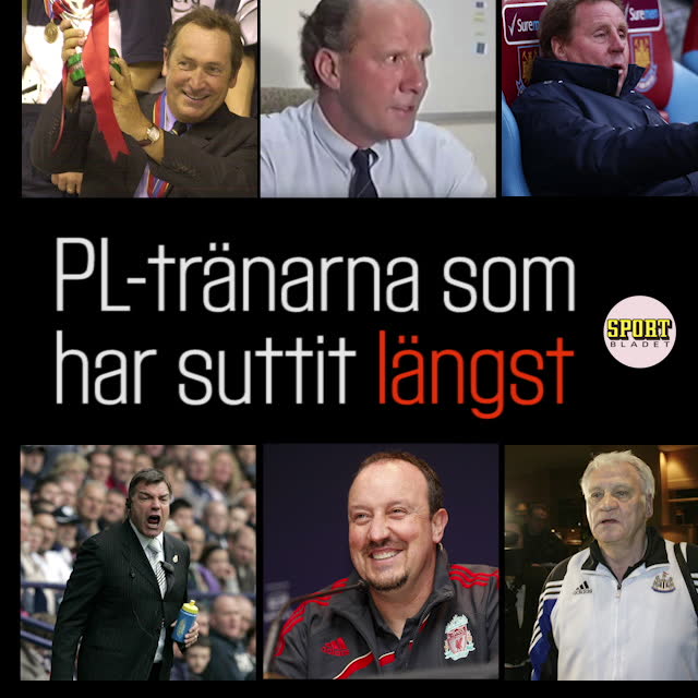 Premier league-tränarna som suttit längst