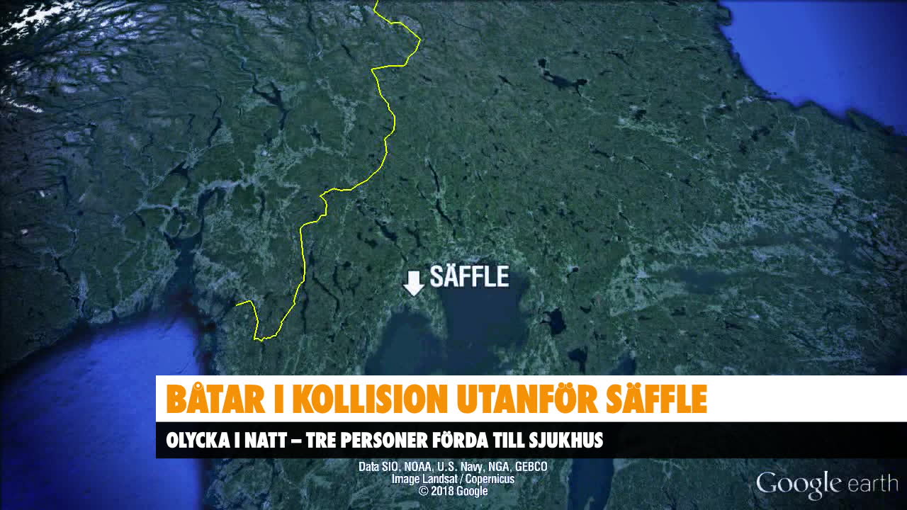 Båtar i kollision utanför Säffle