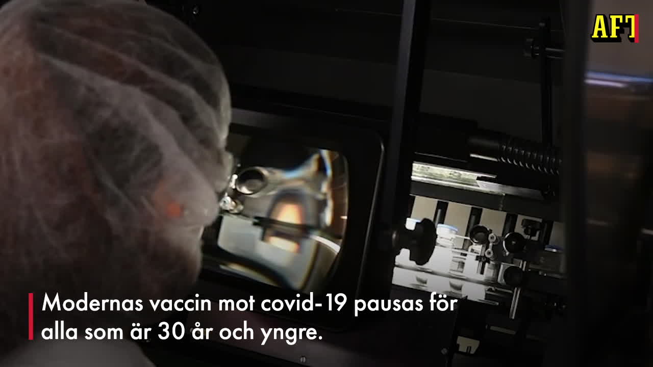 Modernas vaccin pausas för yngre - Detta har hänt