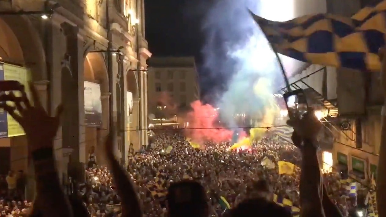 Parma tillbaka i Serie A efter konkursen 2015