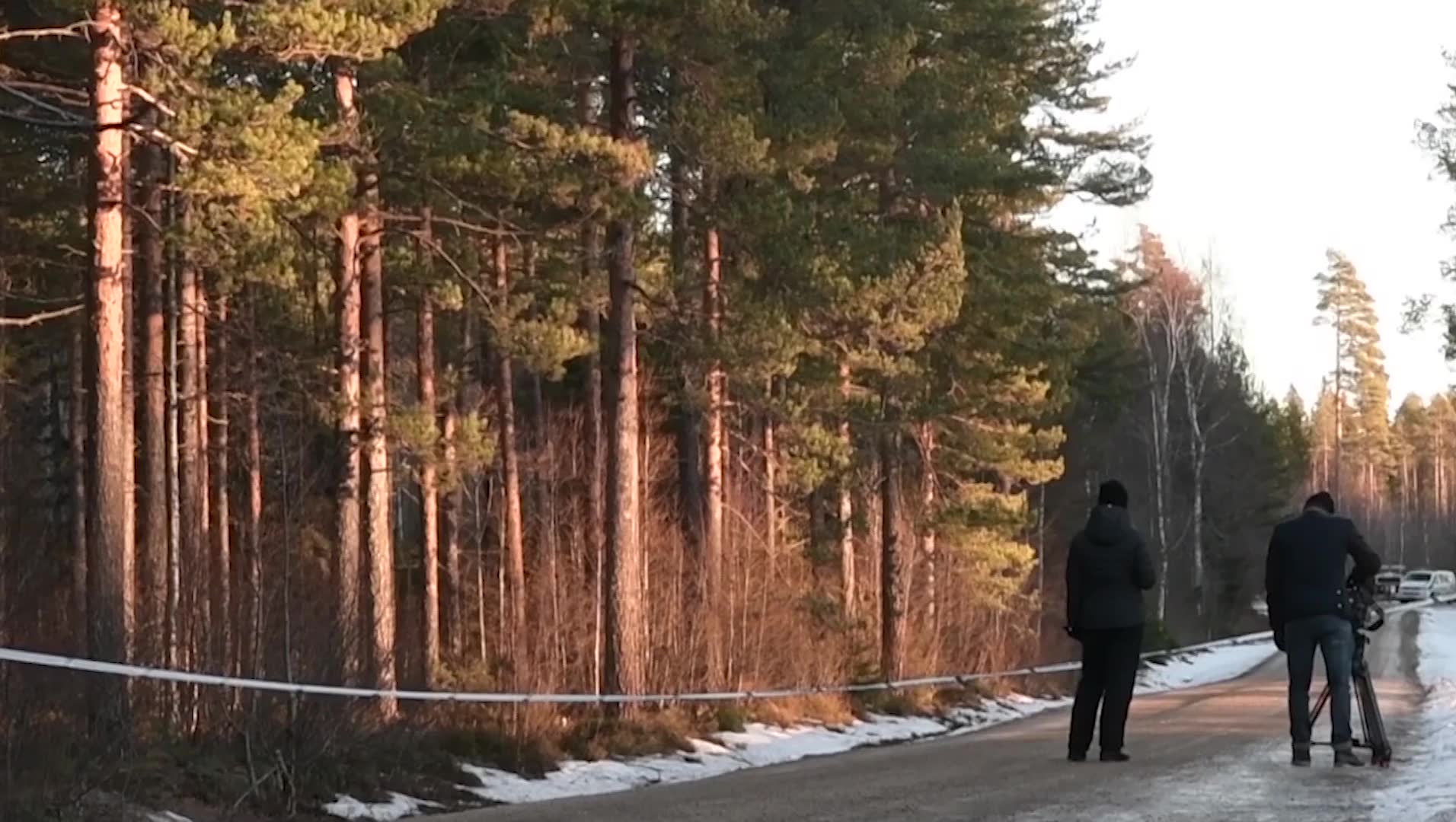 Inbrott hos grannen till mordplatsen – blodspår säkrade