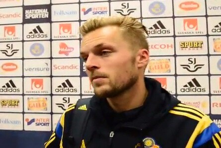 Seb Larsson efter matchen