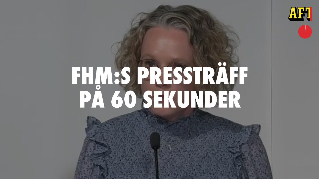 FHM:s pressträff 11 maj på 60 sekunder