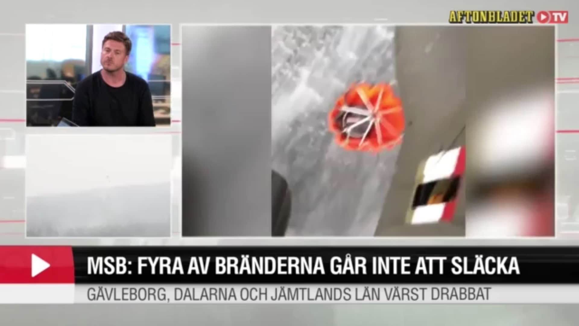 MSB: ”Fyra av bränderna går inte att släcka”
