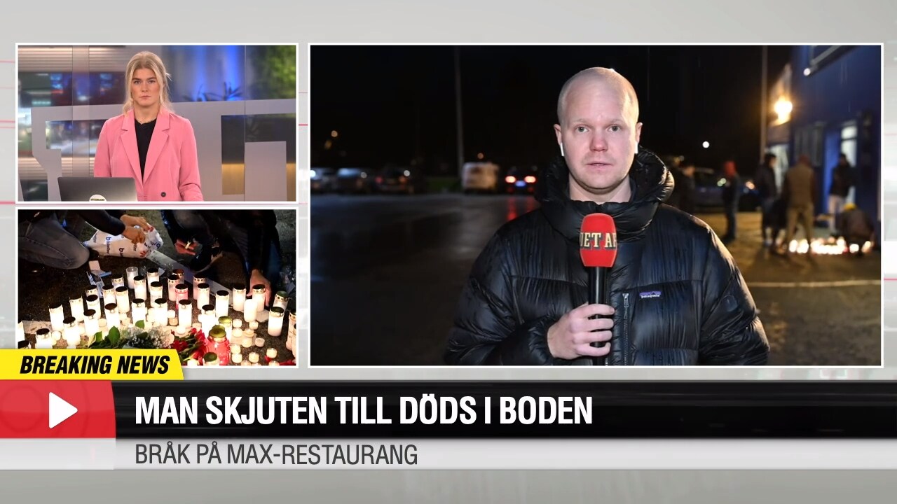 Man skjuten i Boden - Aftonbladet på plats