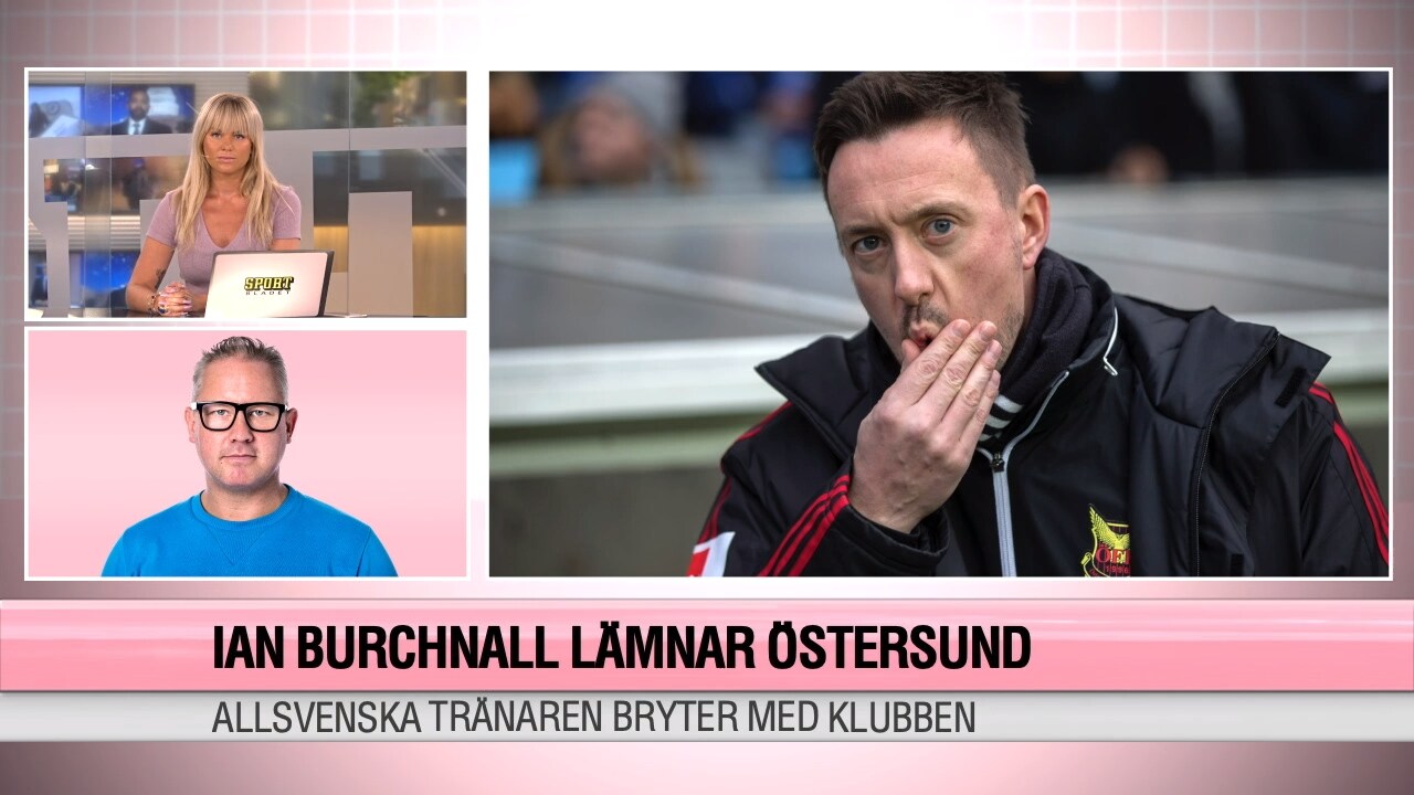 Ian Burchnall lämnar Östersund