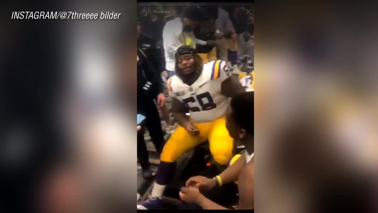 Här slår storstjärnan vakten på rumpan