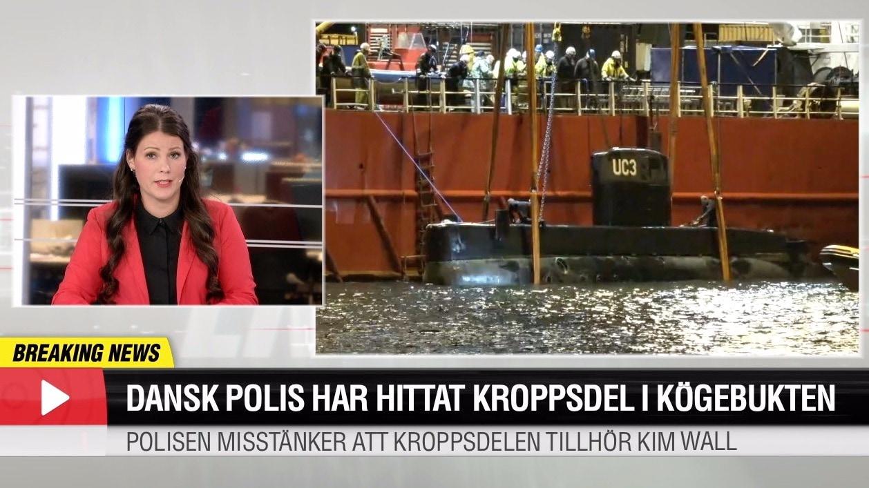 Dansk polis har hittat ny kroppsdel