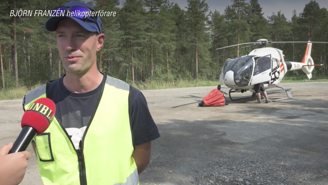 Helikopterföraren:"Man har inte tid att tänka på nåt annat"