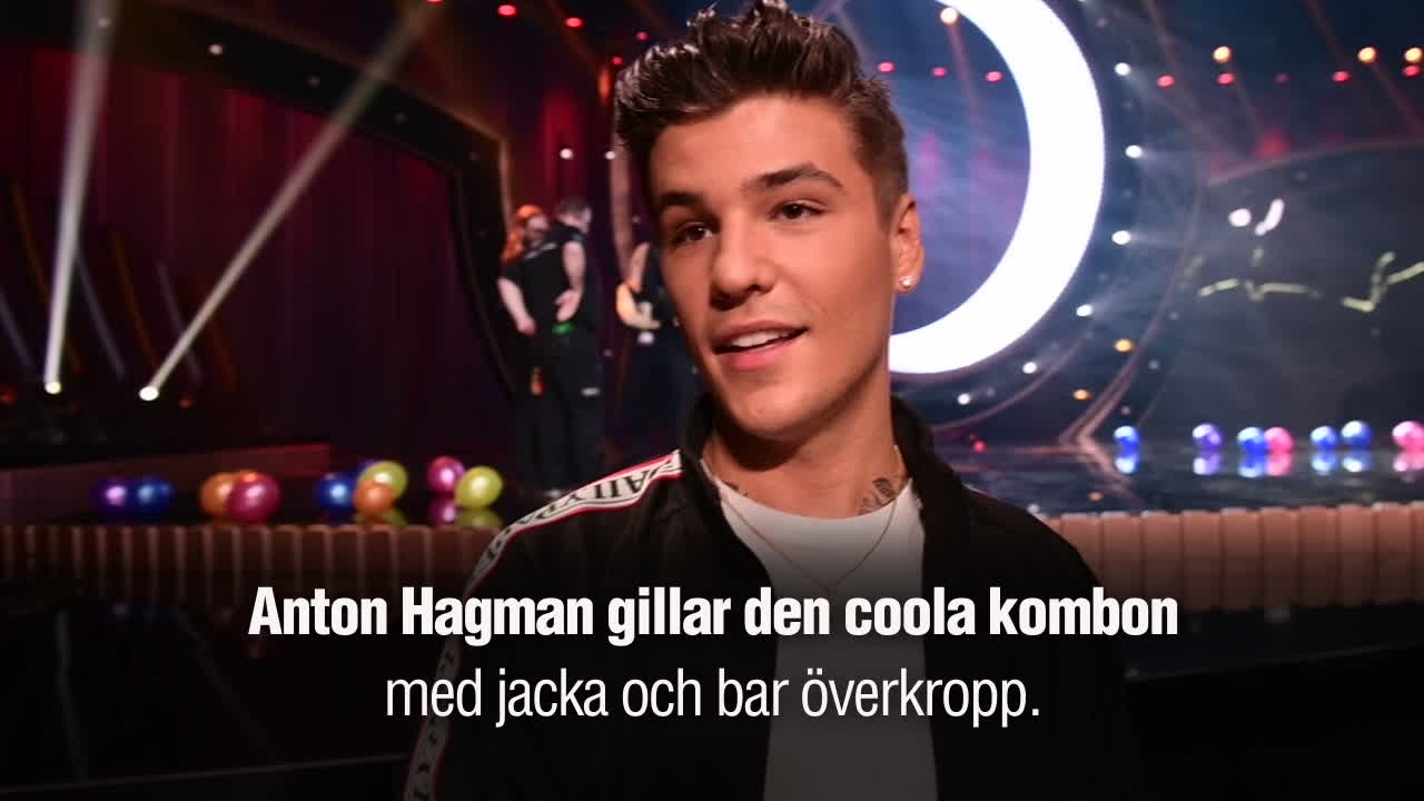 Anton Hagman: ”Jag tycker det är coolt med jacka och bar överkropp”