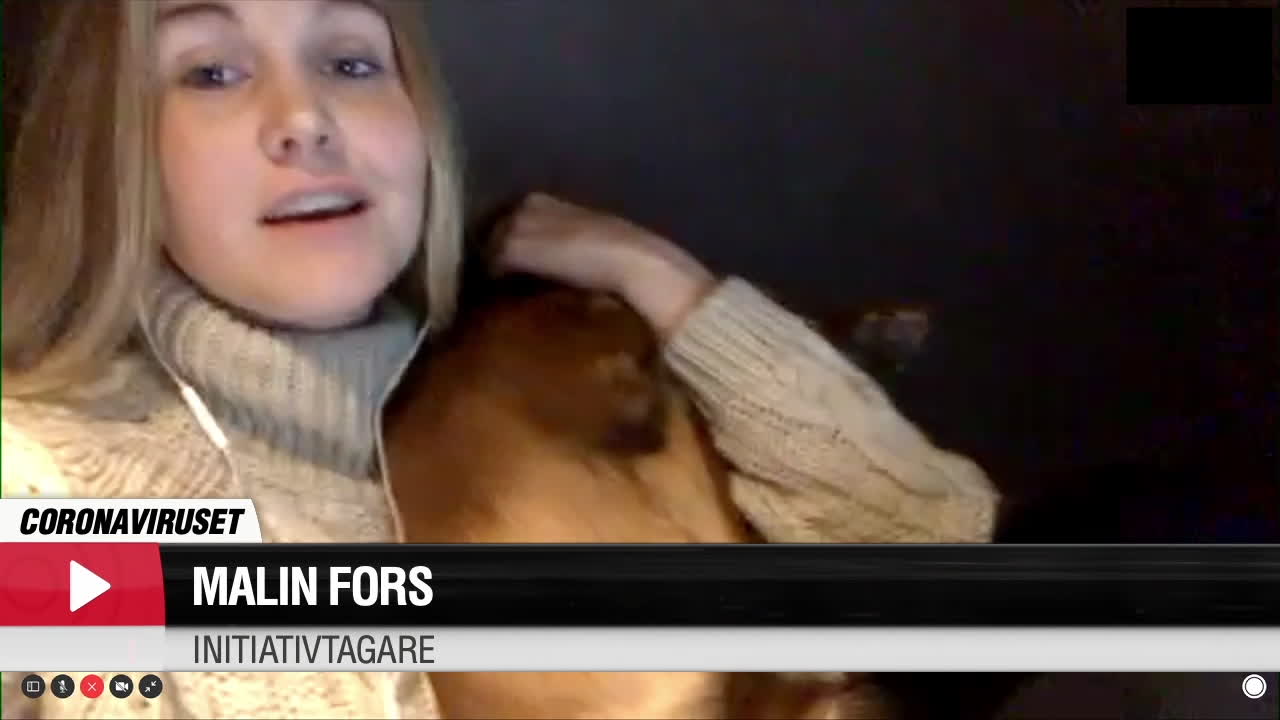 Malin hjälper riskgrupper: "Vi behöver varandra nu"