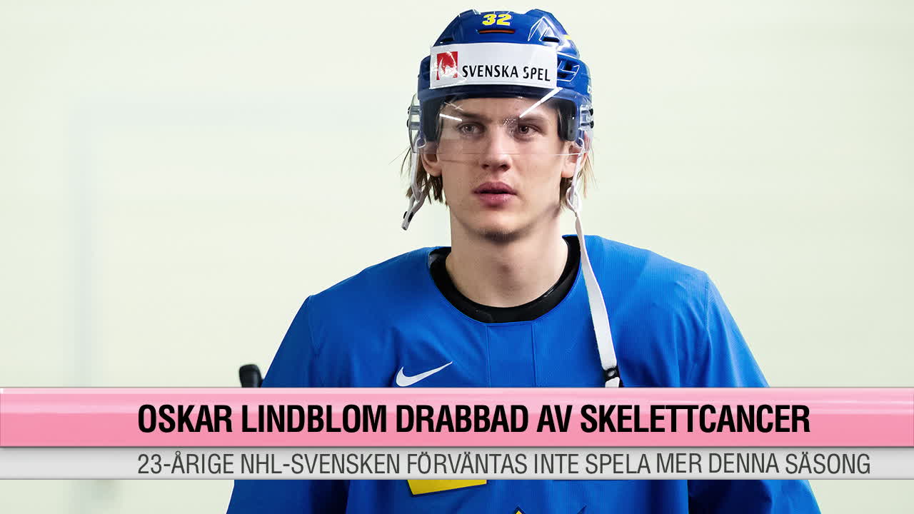 NHL-svensken Oskar Lindblom drabbad av skelettcancer