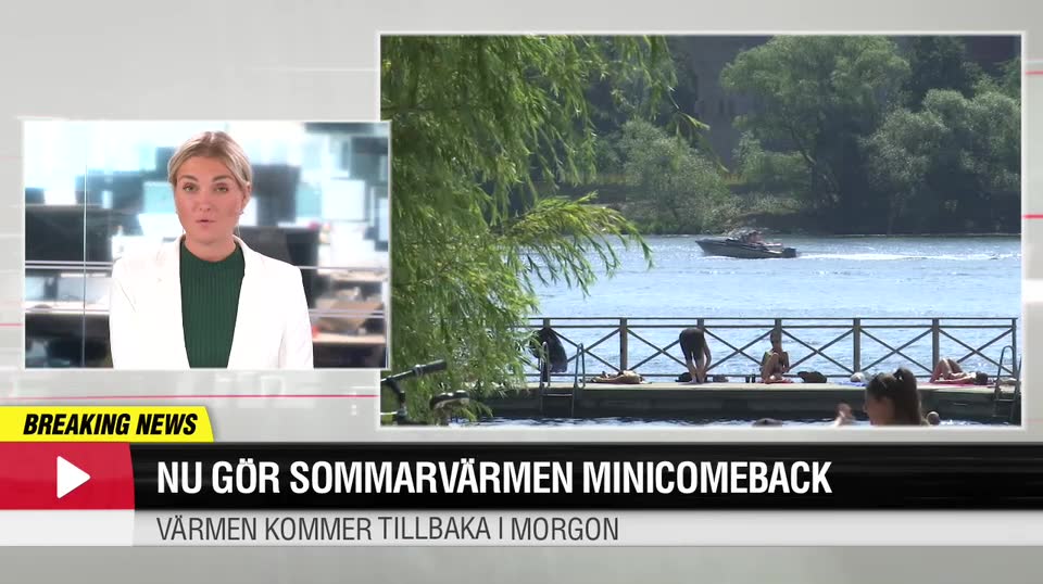 Nu gör sommarvärmen minicomeback