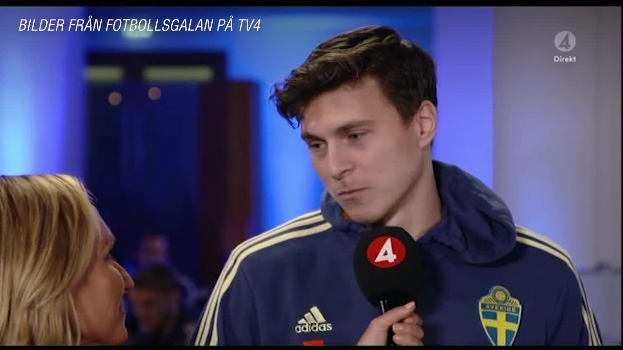 Se Lindelöfs tacktal efter Guldbollen