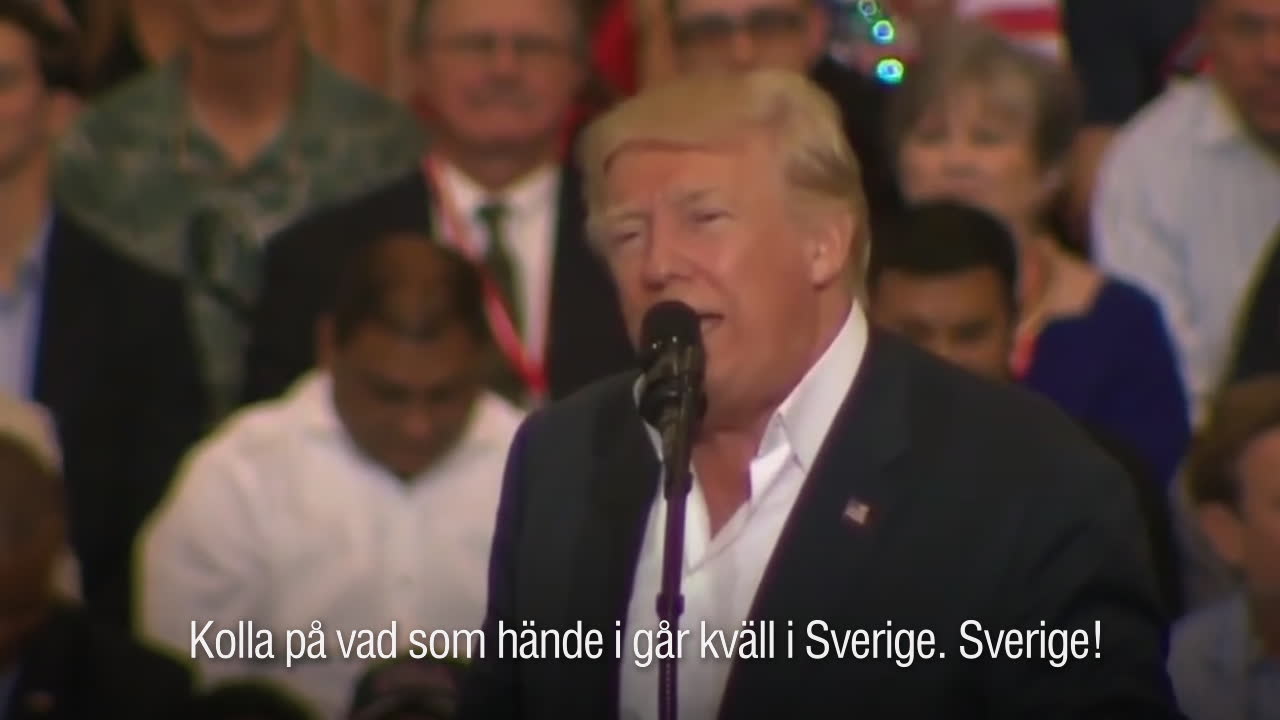 Donald Trump får underkänt av svenskarna