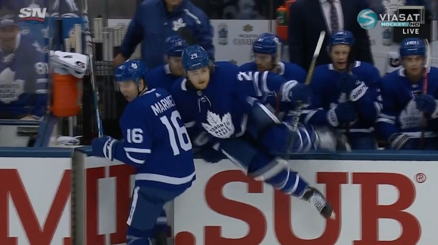 Här gör William Nylander comeback till publikens jubel