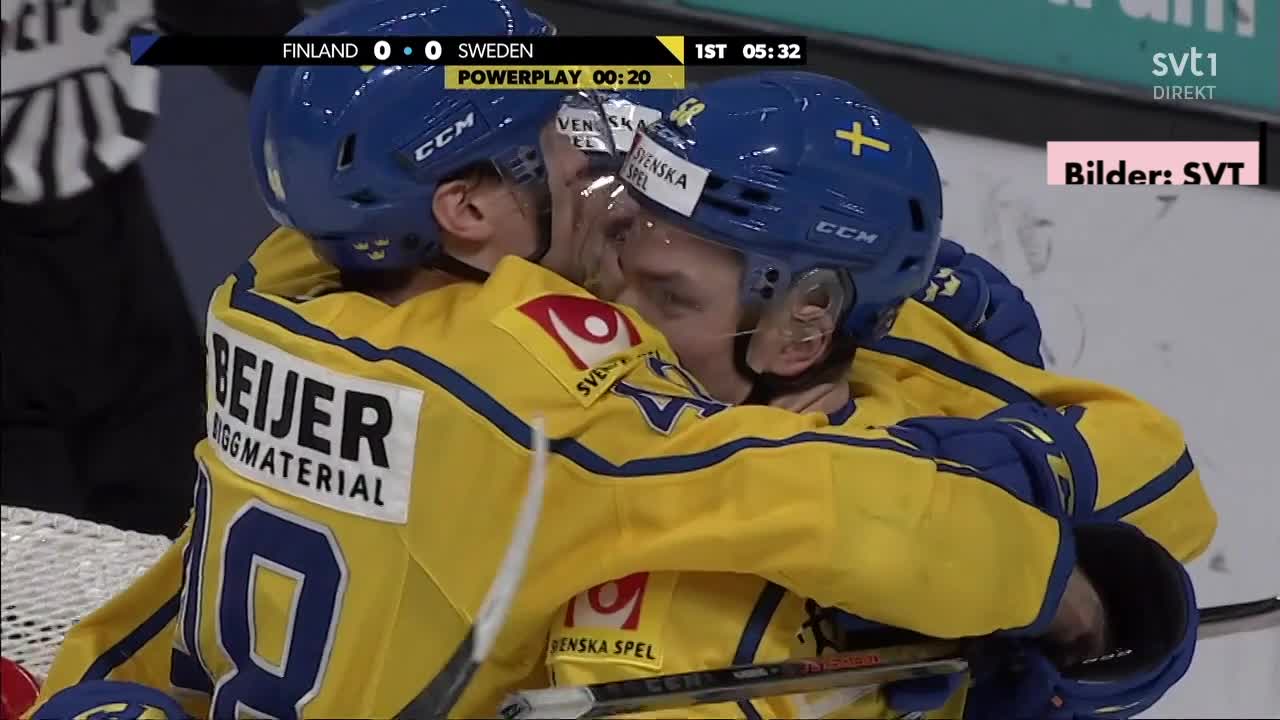 Sverige vann mot Finland