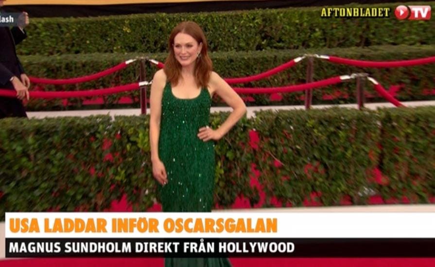 USA laddar för Oscarsgalan - Magnus Sundholm rapporterar från Hollywood